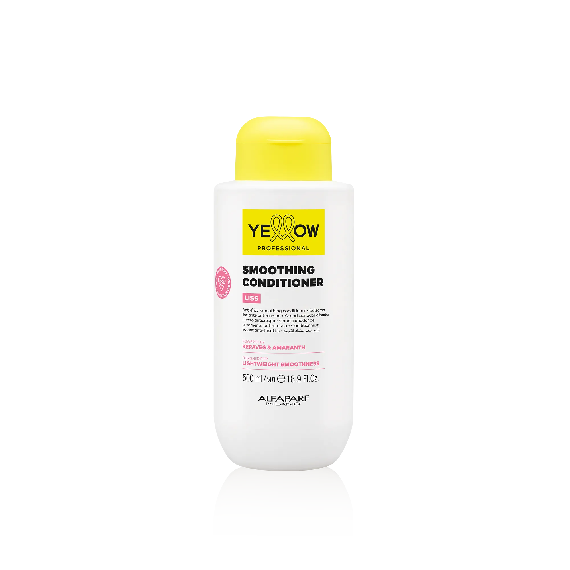 Condicionador de alisamento anti-frizz para cabelos rebeldes