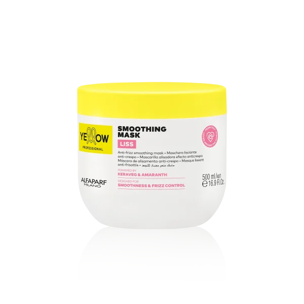 Máscara de alisamento anti-frizz para cabelos rebeldes